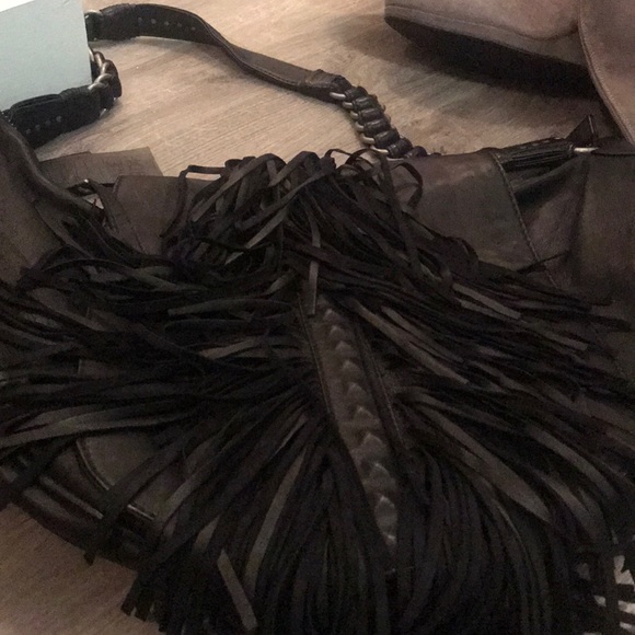 Leather hobo with accents! - Picture 2 of 6